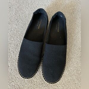 Cole Haan black Women's Cloudfeel Stitchlite Espadrille Loafer 9B